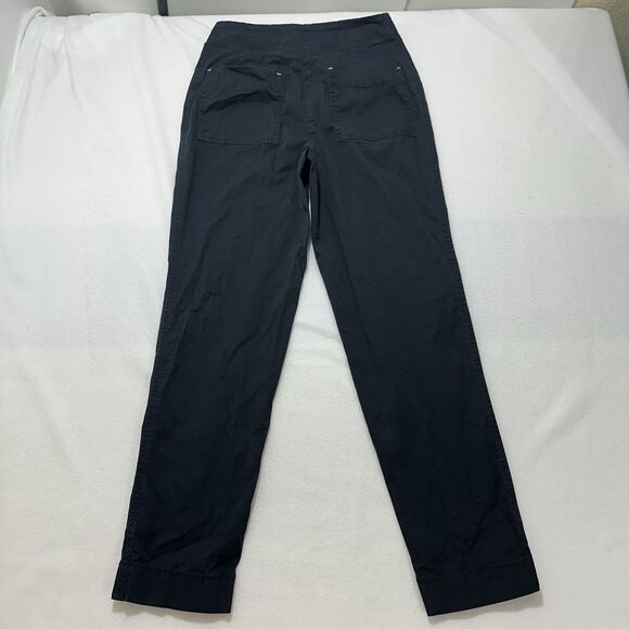 Maeve by Anthropologie Women's 2 Black High Rise Flat Front Chino Pants (25x27) - Picture 6 of 13